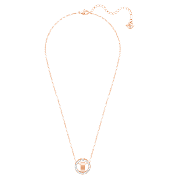 Swarovski Dupla karika rozé színű nyaklánc 5289495