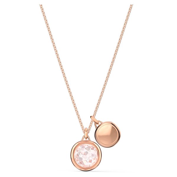 Swarovski Thalia rozé színű nyaklánc dupla medállal 5564908
