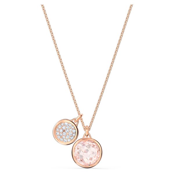 Swarovski Thalia rozé színű nyaklánc dupla medállal 5564908