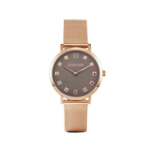Coeur de Lion Rozé szíjas női óra swarovski kristályokkal 7611/70-1636