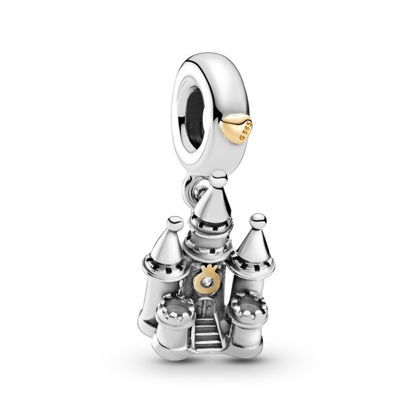 Pandora ékszer Kastély kéttónusú függő charm 799337C00