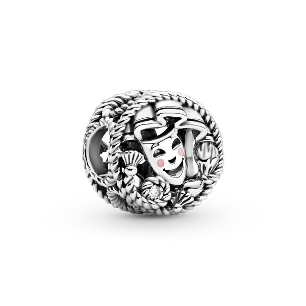 Pandora ékszer Komédia és dráma ezüst charm 799331C01