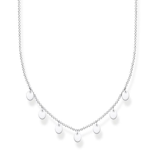 Thomas Sabo Ezüst nyaklánc ezüst lapokkal KE2107-001-21-L45v