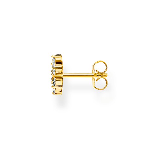 Thomas Sabo Fél pár aranyozott virág ezüst fülbevaló H2196-414-14