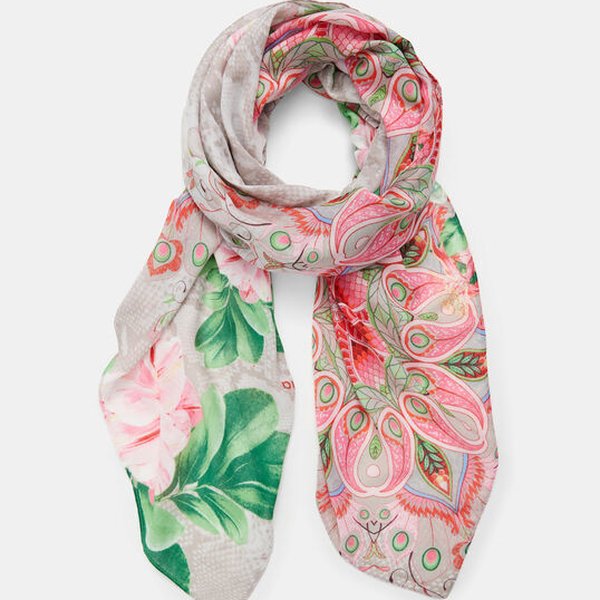 Desigual Flower valkiria rectangle sál 21SAWA12