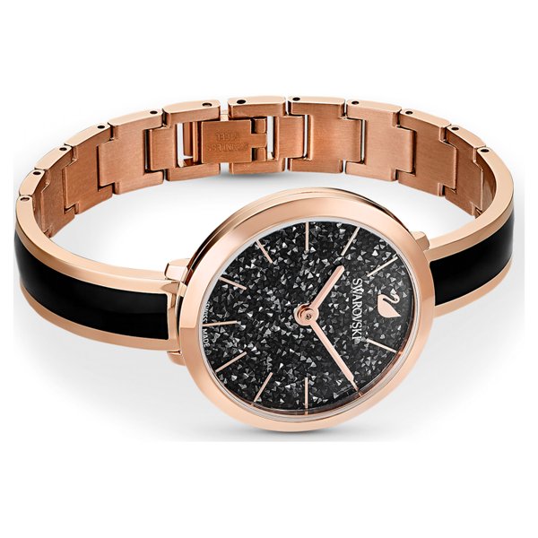 Swarovski Crystalline rozé fekete óra 5580530