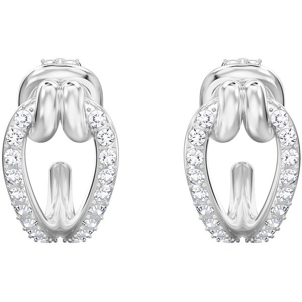 Swarovski Lifelong ezüst színű fülbevaló swarovski kristályokkal 5390814