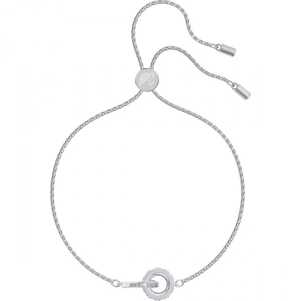 Swarovski Further ezüst színű állítható karkötő kristályokkal 5498999