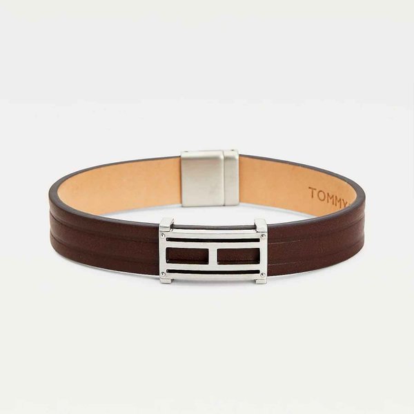 Tommy Hilfiger Barna H emblémás bőr karkötő 2790267S