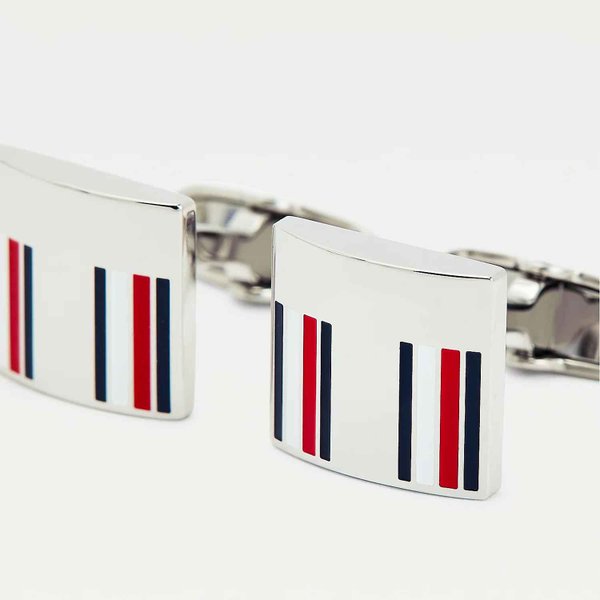 Tommy Hilfiger Mandzsetta gomb színes csíkkal 2790282