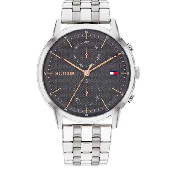 Tommy Hilfiger Easton acél férfi óra szürke számlappal 1710431