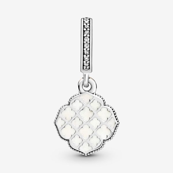 Pandora ékszer Kéttónusú rózsa függő charm 789373C01