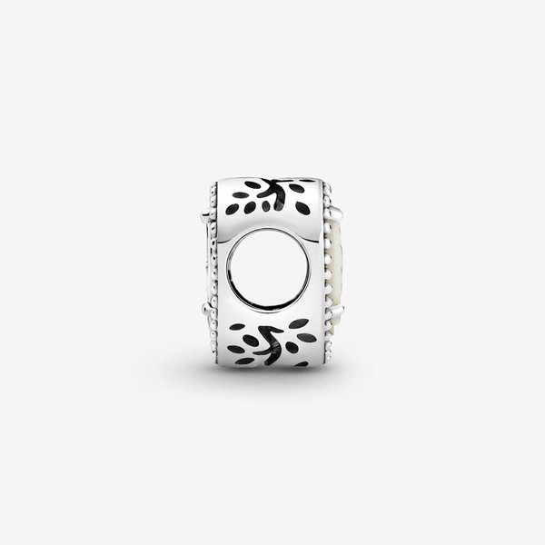 Pandora ékszer Áttört szív és családfa ezüst charm 799413C01