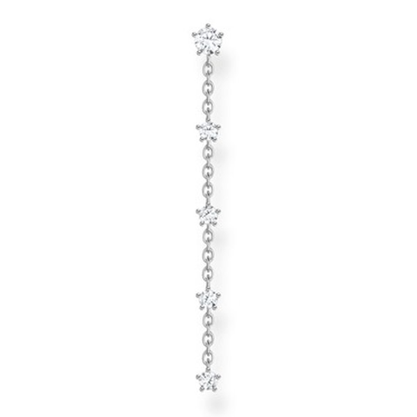 Thomas Sabo Fél pár ezüst fülbevaló fehér cirkóniakövekkel H2194-051-14