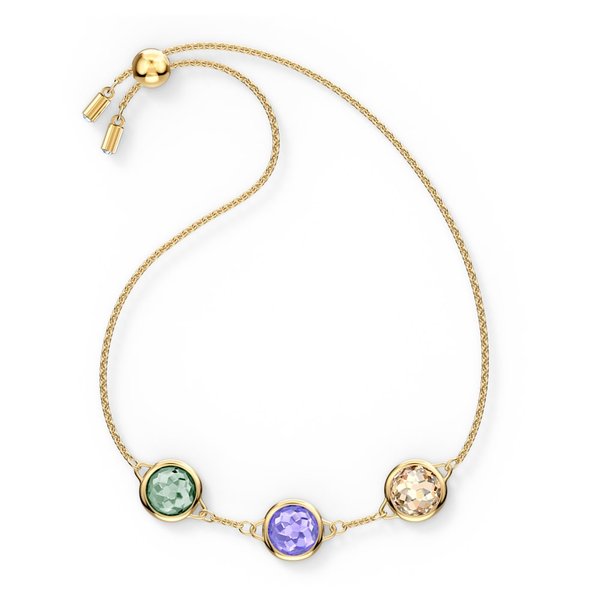Swarovski Thalia arany színű színes köves karkötő 5565550