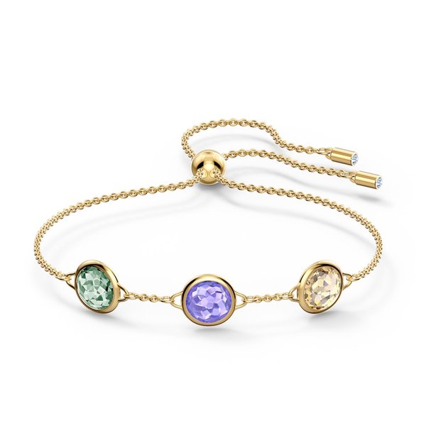 Swarovski Thalia arany színű színes köves karkötő 5565550