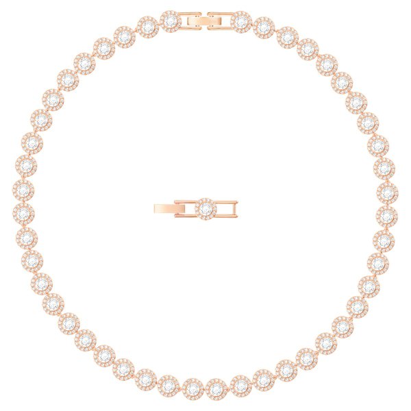 Swarovski Angelic rozéarany színű nyaklánc 5367845