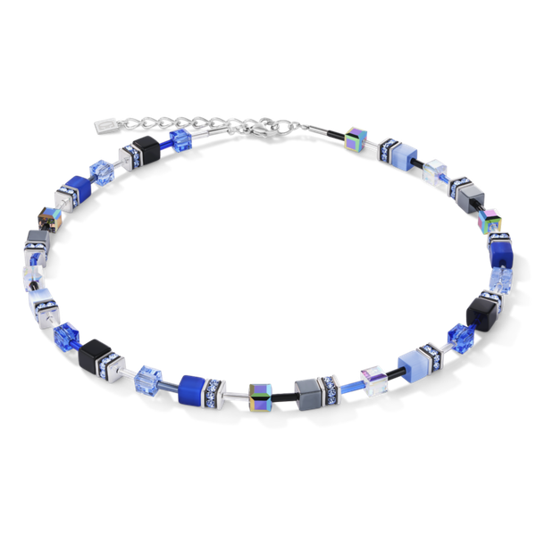 Coeur de Lion GeoCUBE kobaltkék nyaklánc swarovski kristályokkal 4014/10-0712