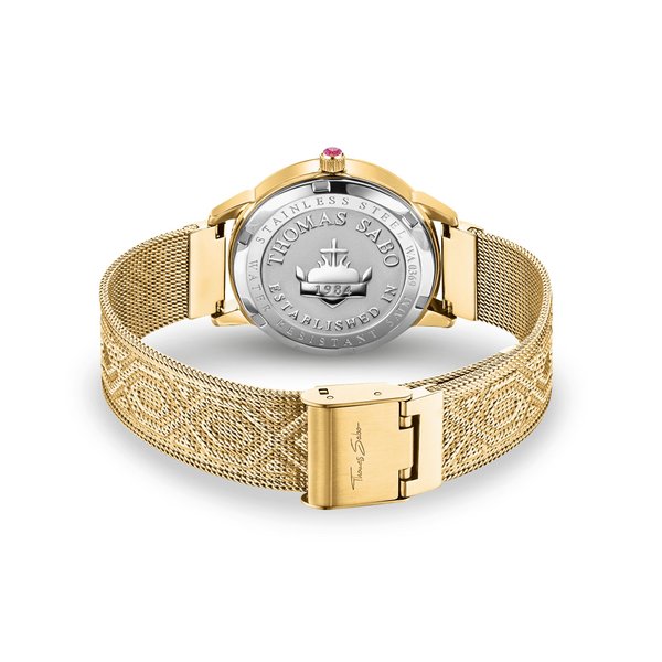 Thomas Sabo Arany színű szitakötős női óra WA0369-264-211-33