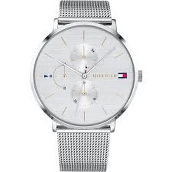 Tommy Hilfiger Jenna ezüst színű női óra arany mutatókkal 1781942