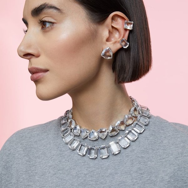 Swarovski Millenia ezüst színű klipsz szett 5602413