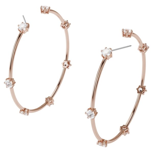 Swarovski Constella rozé karika fülbevaló kristályokkal 5609706