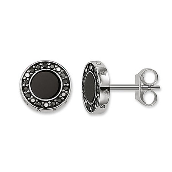 Thomas Sabo Ezüst bedugós fülbevaló ónixxal H1861-641-11