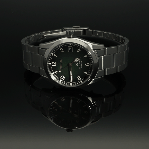 Seiko Prospex Land Alpinist zöld férfi karóra SPB155J1