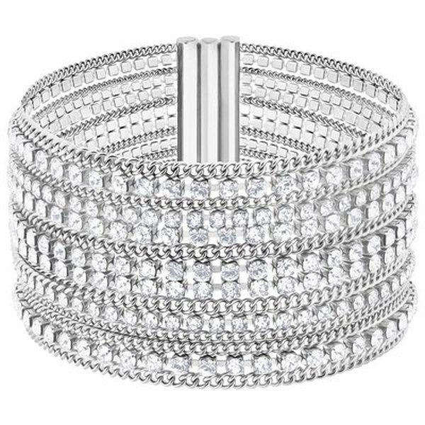 Swarovski Fit ezüst színű karkötő kristályokkal 5421826