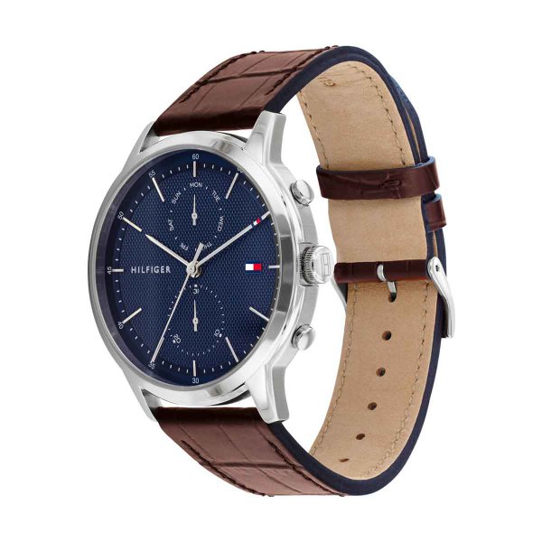 Tommy Hilfiger Easton barna bőrszíjas férfi óra 1710436