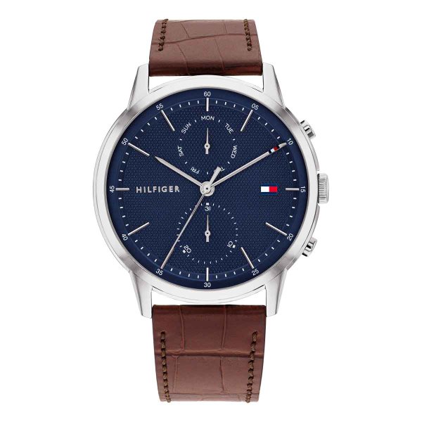 Tommy Hilfiger Easton barna bőrszíjas férfi óra 1710436