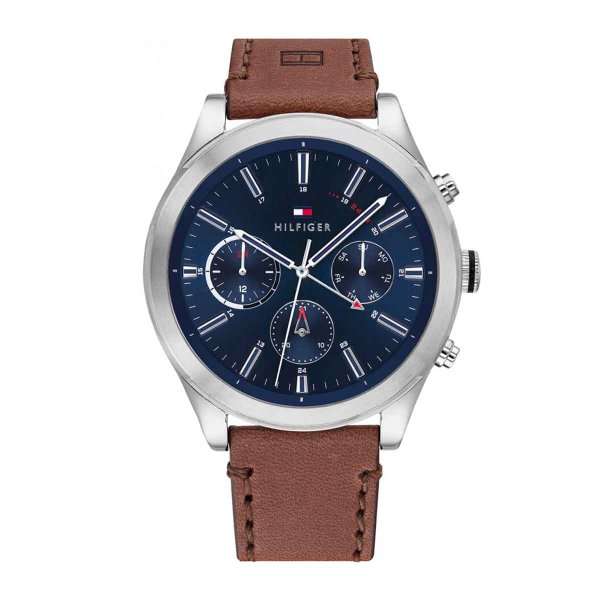 Tommy Hilfiger Ashton barna bőrszíjas férfi óra 1791741