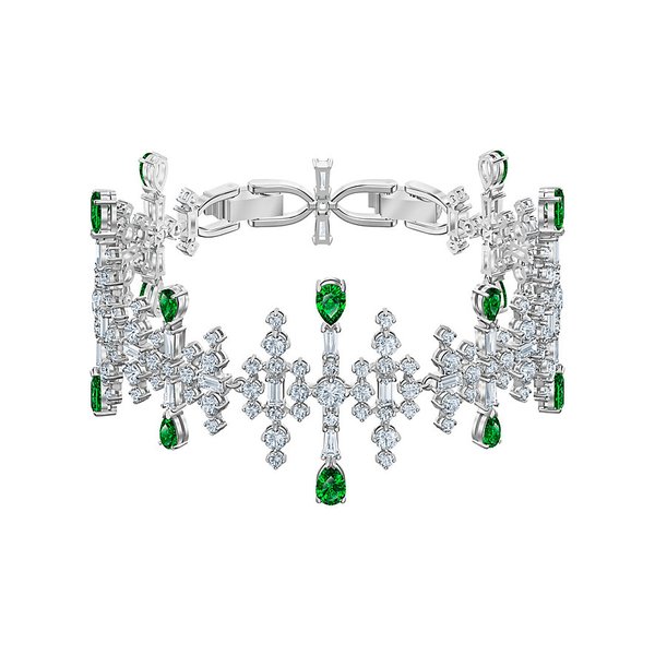 Swarovski Perfection ezüst színű karkötő kristályokkal 5507695