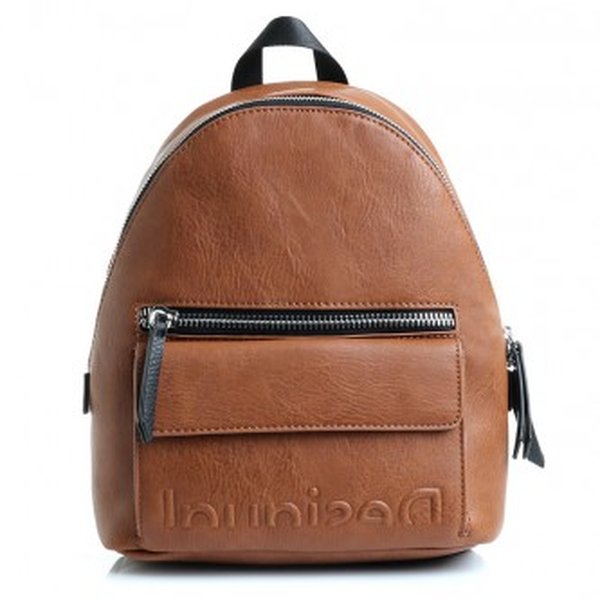 Desigual Embossed half mombosa barna mini hátizsák 21WAKP16-6015