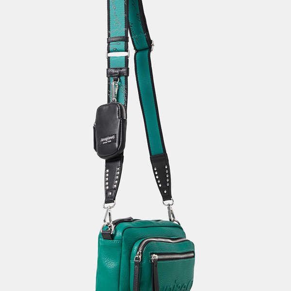 Desigual Embossed half cambridge zöld mini táska 21WAXPAX-4011