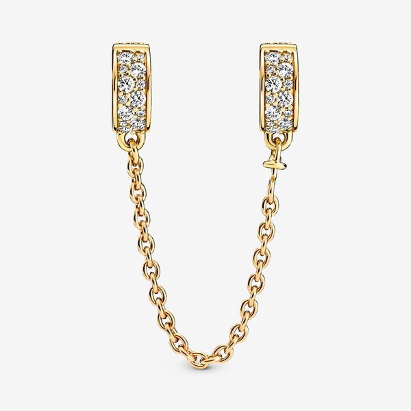 Pandora ékszer Szilikonos shine biztonsági lánc cirkóniával 766322C01-05
