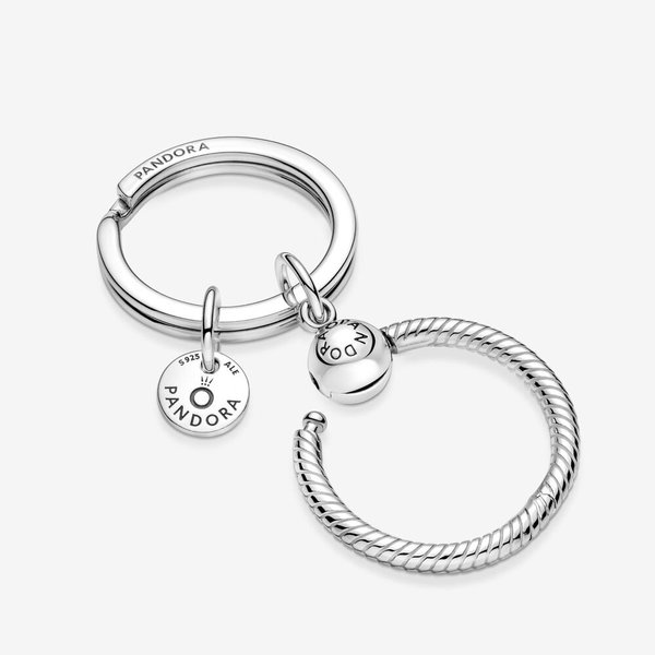 Pandora ékszer Moments ezüst charmtartó kulcskarika 399566C00