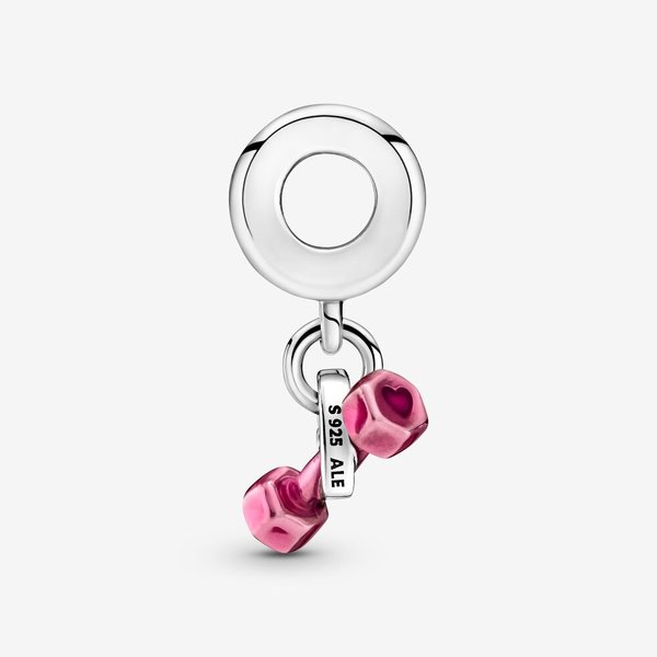 Pandora ékszer Súlyzó és szív függő ezüst charm 799545C01