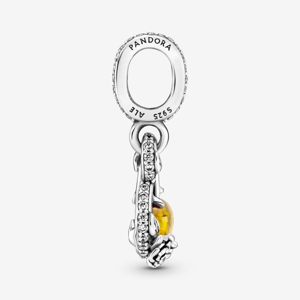 Pandora ékszer Belle rózsája és végtelen függő ezüst charm 399525C01