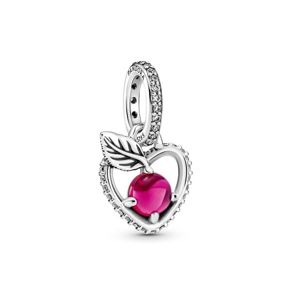 Pandora ékszer Hófehérke almája függő ezüst charm 399553C01