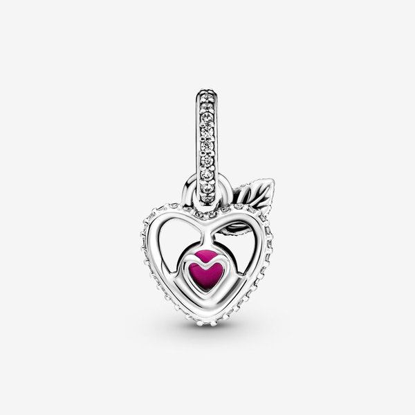 Pandora ékszer Hófehérke almája függő ezüst charm 399553C01