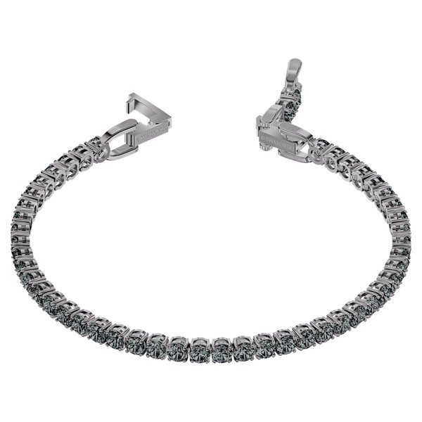 Swarovski Tennis duluxe karkötő szürke kristályokkal 5504678