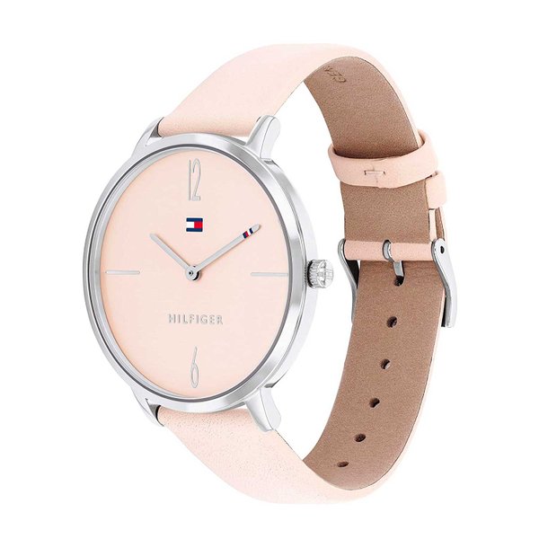 Tommy Hilfiger Liza púder színű női karóra rózsaszín hátlappal 1782378