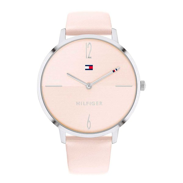 Tommy Hilfiger Liza púder színű női karóra rózsaszín hátlappal 1782378