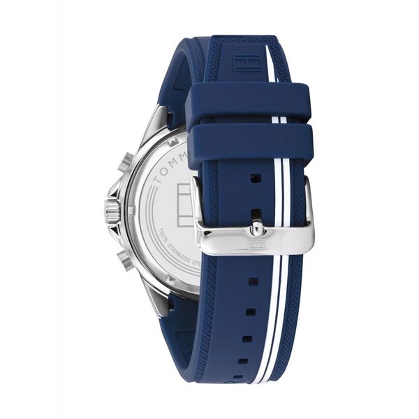 Tommy Hilfiger Aiden sötétkék szilikonos férfi karóra 1791859