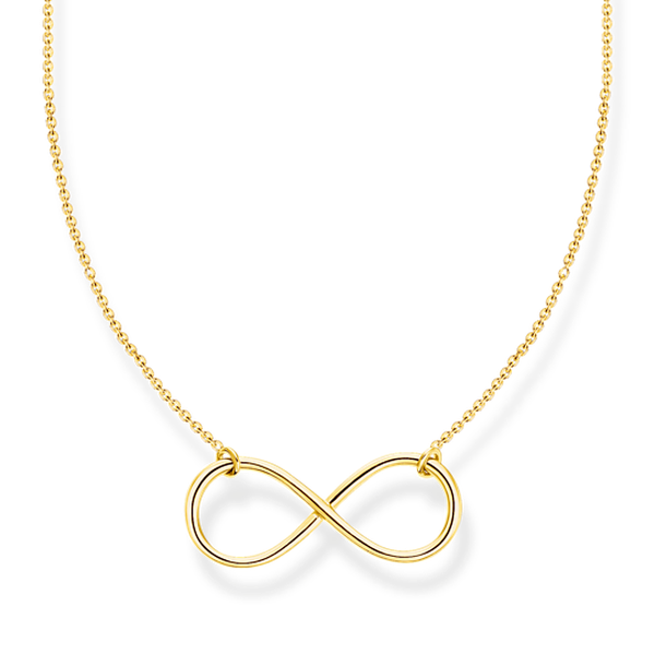 Thomas Sabo Aranyozott ezüst nyaklánc végtelen jellel KE2139-413-39-L45v