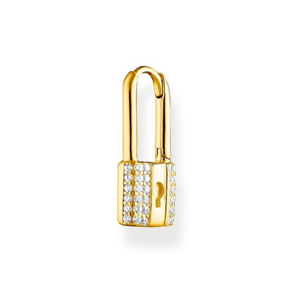 Thomas Sabo Fél pár aranyozott ezüst lakat fülbevaló CR680-414-14