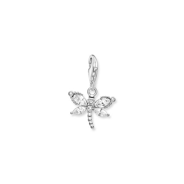 Thomas Sabo Cirkónia köves szitakötő ezüst charm 1872-051-14