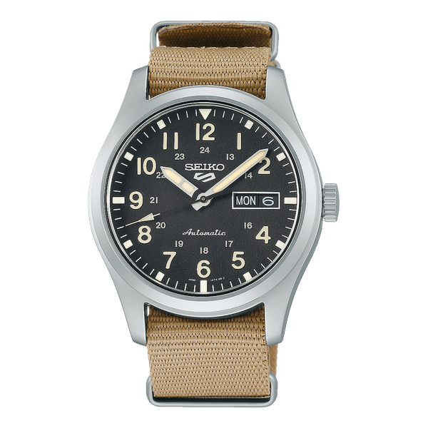 Seiko Automata sport férfi óra zöld nato szíjjal SRPG35K1