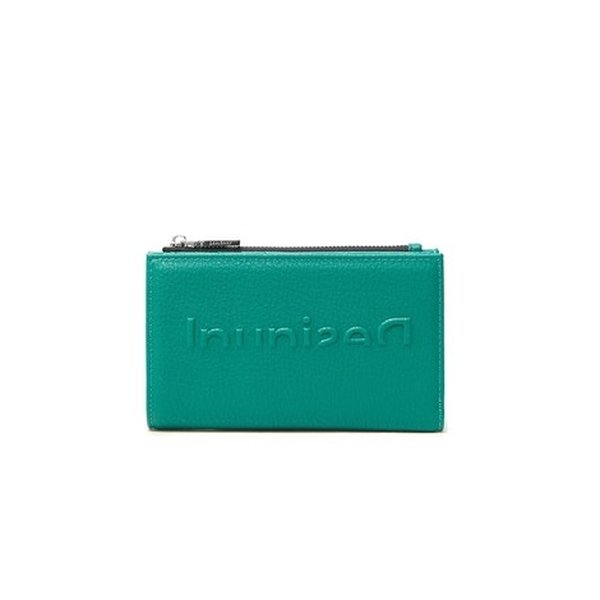 Desigual Embossed half emma zöld pénztárca 21WAYP13-4011